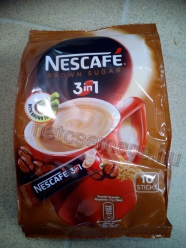 Nescafé 3in1 barna cukorral 10x17g