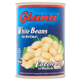 Giana 400/240g 425ml fehérbab sós lében