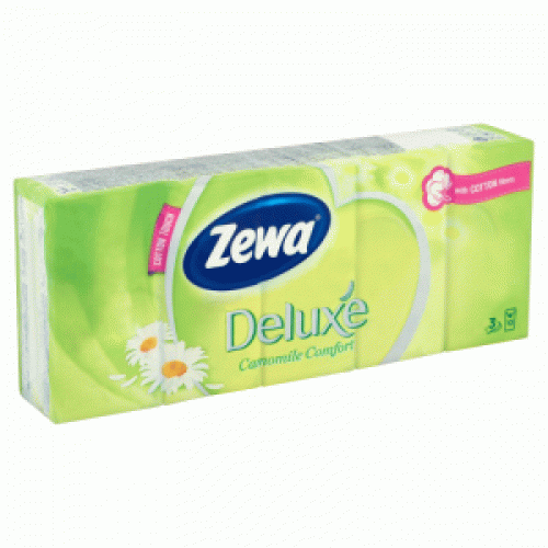 Zewa 10db papír zsebkendő camomile comfort