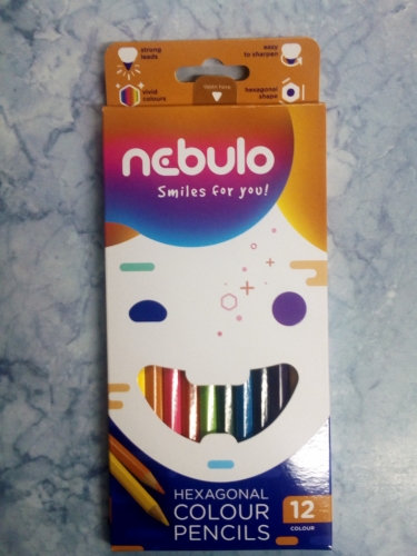 Nebulo 12db 6szögletü színes ceruza