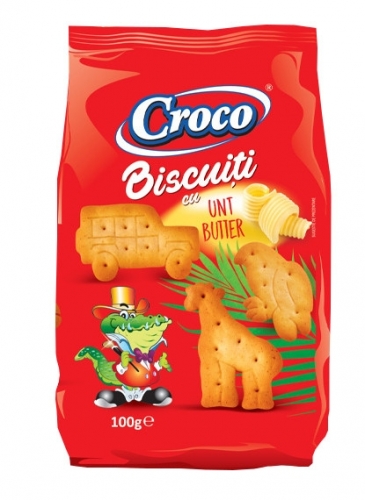 Croco 100g Biscuiti figurás kréker