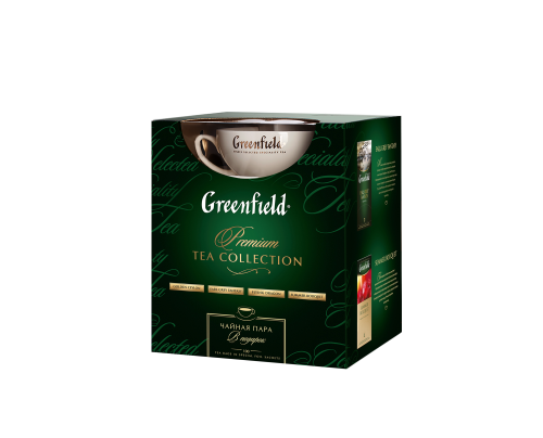 Greenfield ajándékcsomag 4x25db+teás csésze