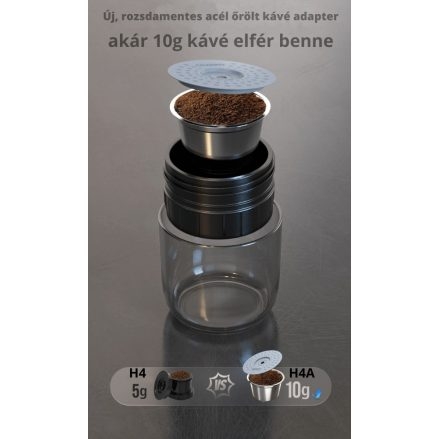 HiBREW H4A Premium 3in1  hordozható kávéfőző táskával